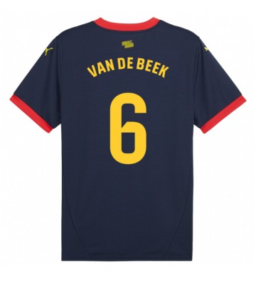 Girona Donny van de Beek #6 Replika Udebanetrøje 2024-25 Kortærmet